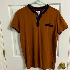 Scott James Orange Pocket Tee Medium